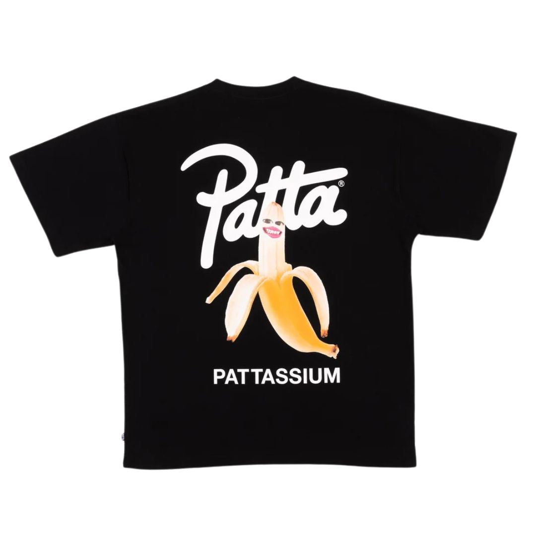 PATTA - Pattassium Tee "Black" - THE GAME
